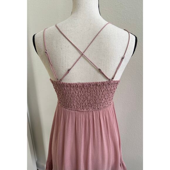 Free People NWT Adella Slip Dress Rose Pink Small XS - Picture 9 of 11